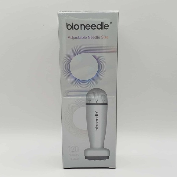 Bio Needle Derma Stamp Microneedle Adjustable Face Hair Beard Scalp Skin 1 Piece - Picture 1 of 6